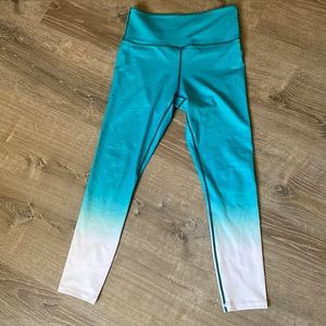 ZYIA Active ombré metallic leggings